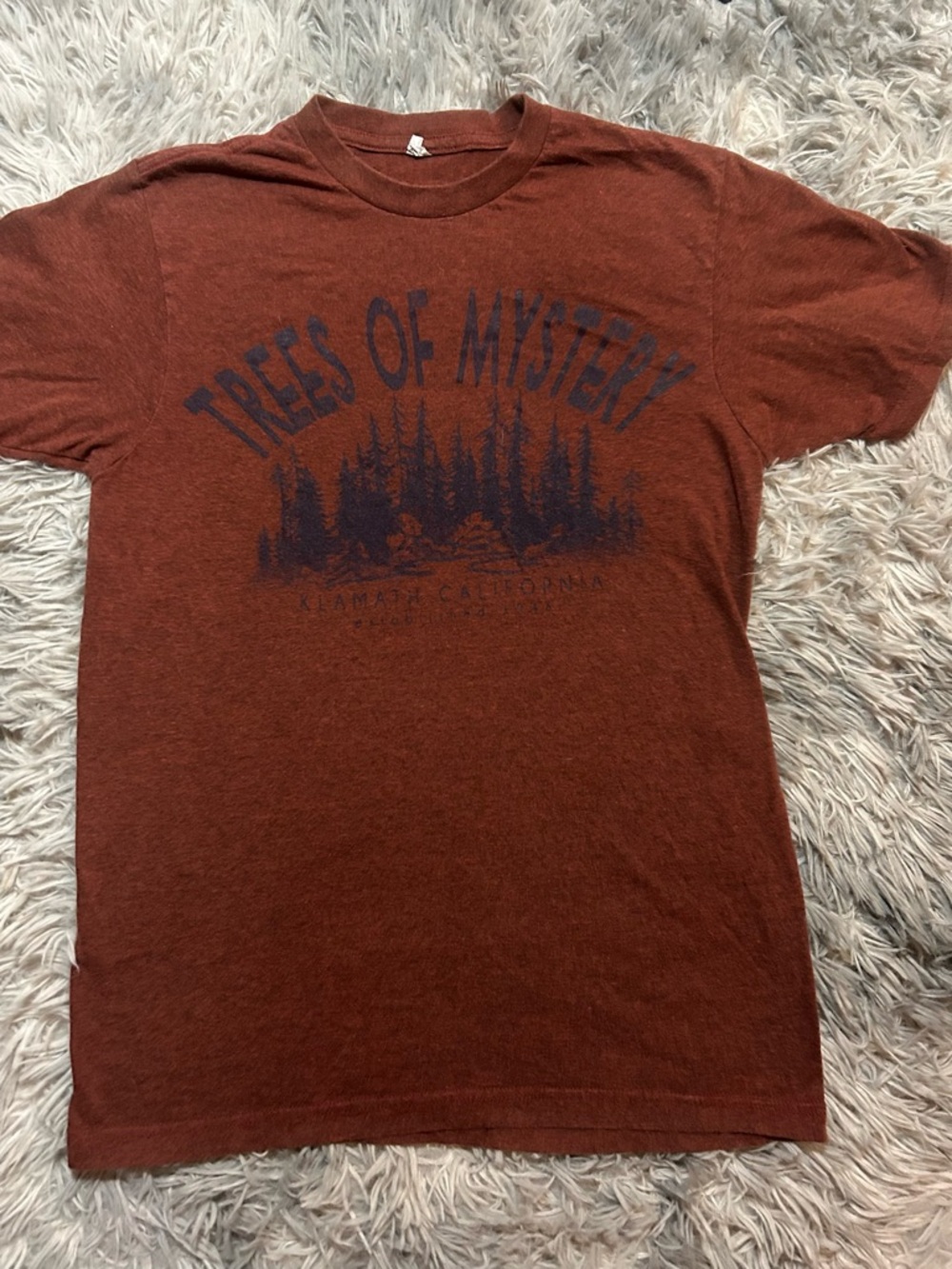 Trees of Mystery Rust Short-Sleeve Graphic Tee - Men's